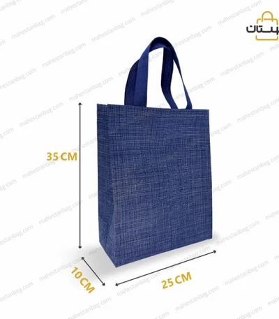 ساک دستی پارچه ای طرح کتان