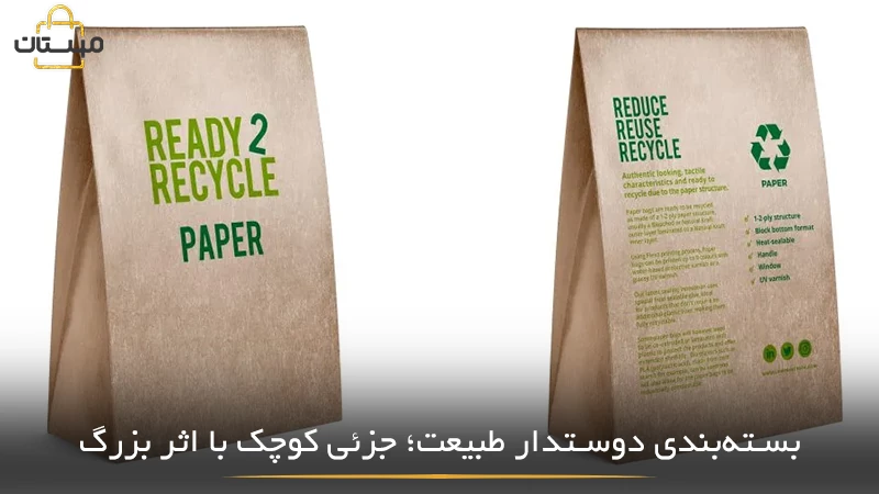 تأکید بر اهمیت استفاده از بستهبندیهای سازگار با محیط زیست در کنار هدیه تبلیغاتی برای تقویت پیام برند و کاهش اثرات زیستمحیطی