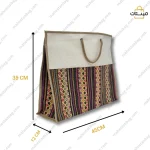 ساک دستی تلفیقی طرج جاجیم و متقال