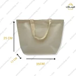 ساک دستی پارچه ای کتان کج راه 520 گرم